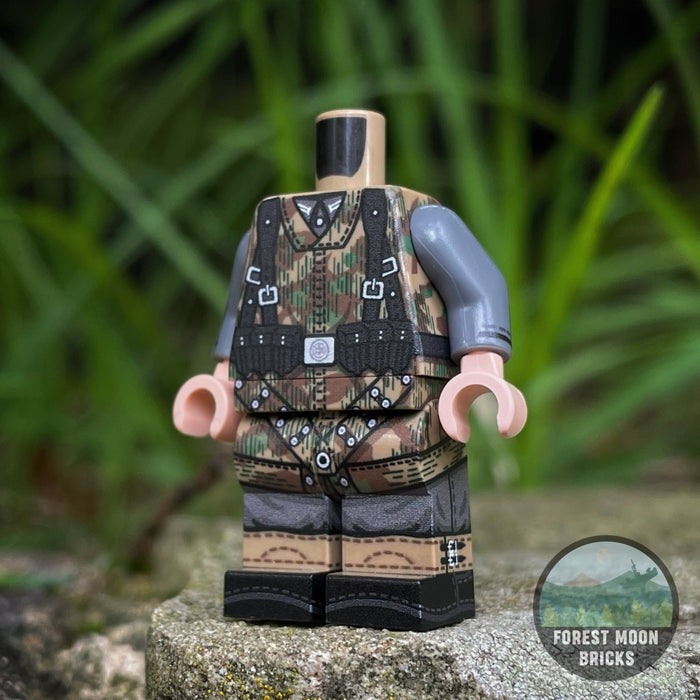 Wwii German Splinter Zeltbahn K98 Minifigure Bodies