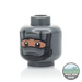 1 Hole Balaclava Heads - Chinstrap - DBG - Chinstrap #3 - Minifigure Head