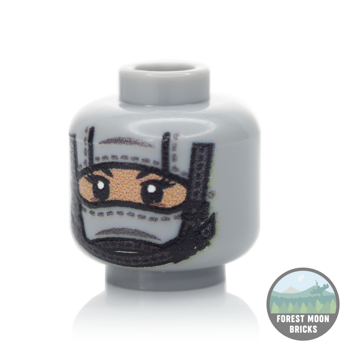 1 Hole Balaclava Heads - Chinstrap - LBG - Chinstrap #6 - Minifigure Head