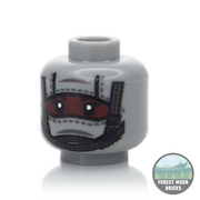 1 Hole Balaclava Heads - Chinstrap - LBG - Chinstrap #8 - Minifigure Head