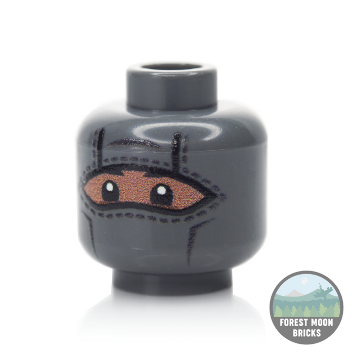 1 Hole Balaclava Heads - DBG #3 - Minifigure Head