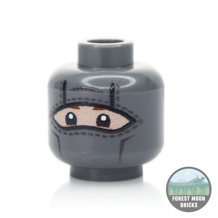 1 Hole Balaclava Heads - DBG #1 - Minifigure Head
