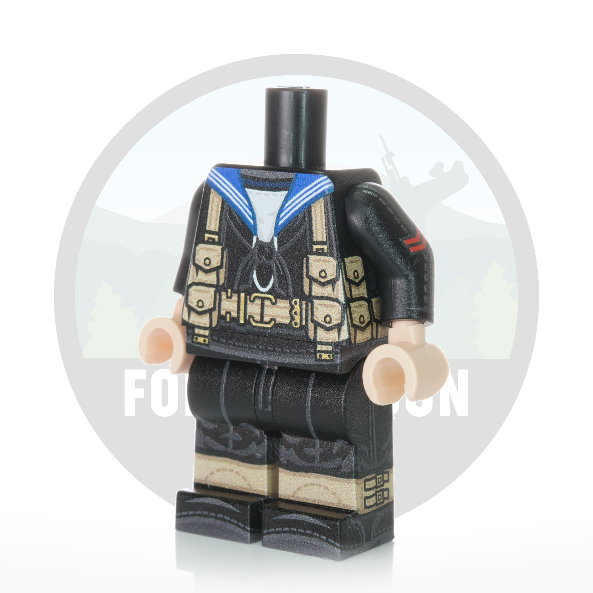 WWII British Royal Navy Sentry | LEGO Minifigure CUSTOM — Forest Moon ...