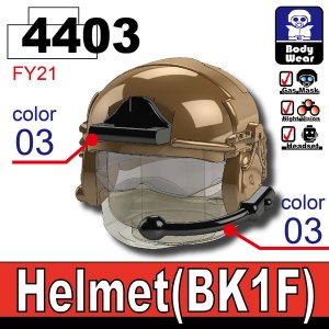 Minifig Cat BK1F Helmet