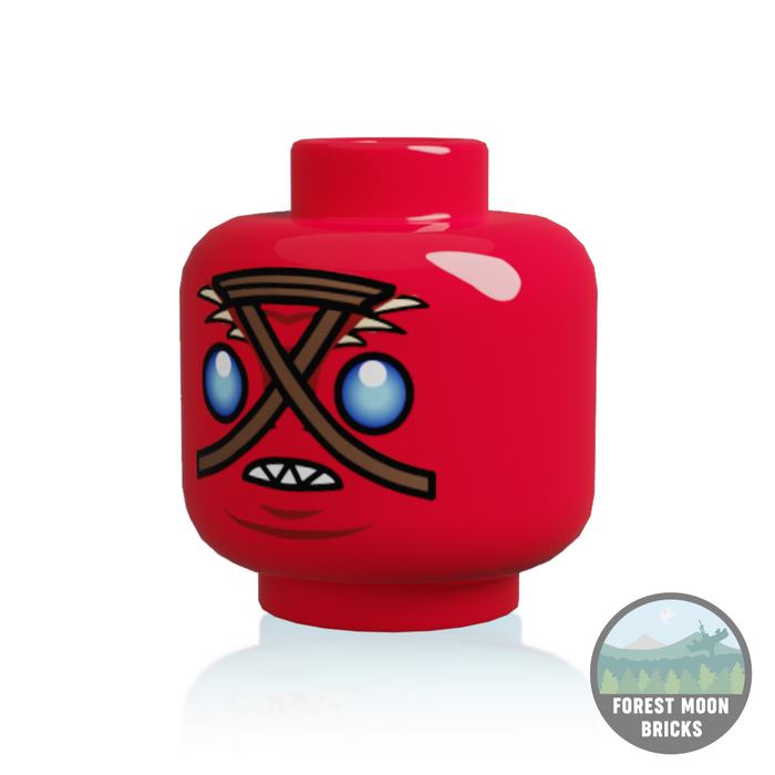 Alien Heads Mimban Straps Minifigure Head