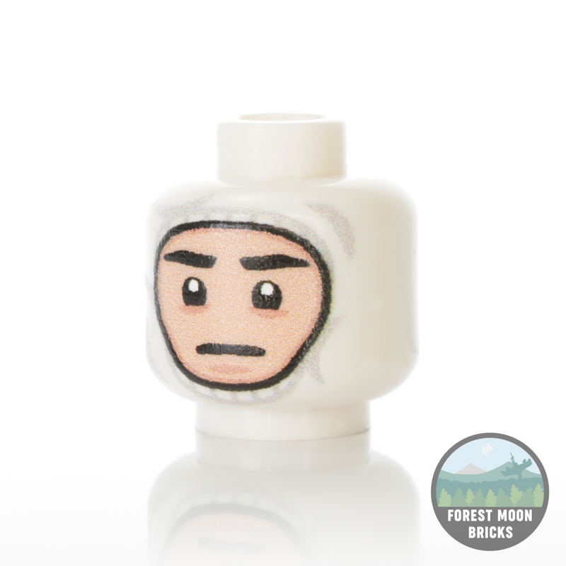 British Anti-flash Hood Heads - Anti-flash Hood #1 - Minifigure Head
