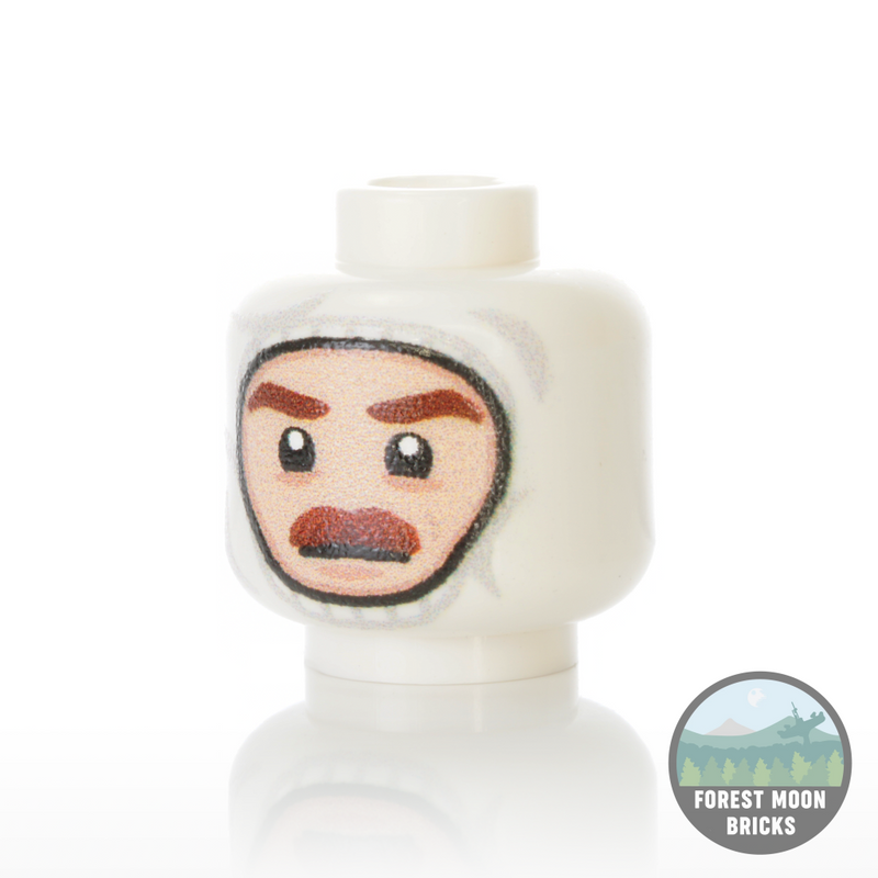 British Anti-flash Hood Heads - Anti-flash Hood #2 - Minifigure Head