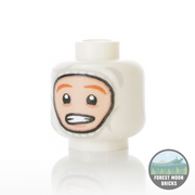 British Anti-flash Hood Heads - Anti-flash Hood #4 - Minifigure Head