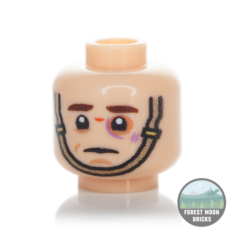 British Chinstrap Heads - British Chinstrap Head #01 - Minifigure Head