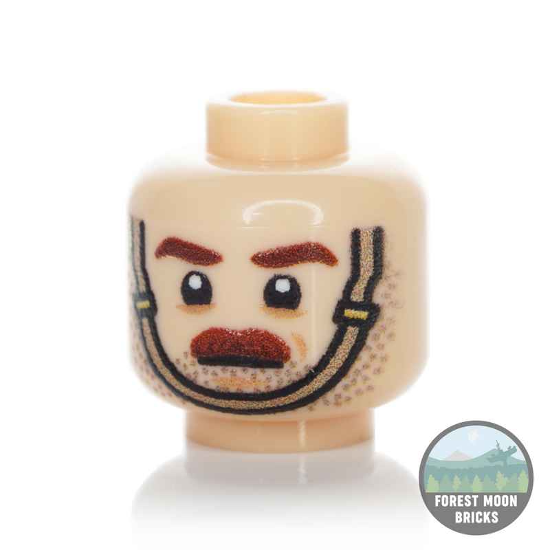 British Chinstrap Heads - British Chinstrap Head #03 - Minifigure Head