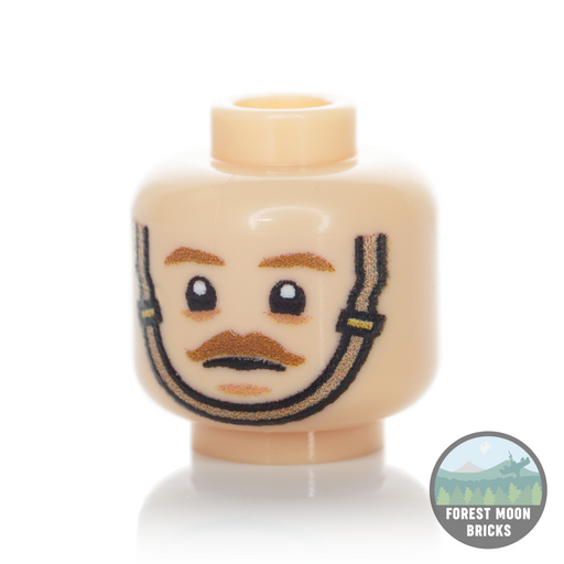British Chinstrap Heads - British Chinstrap Head #04 - Minifigure Head