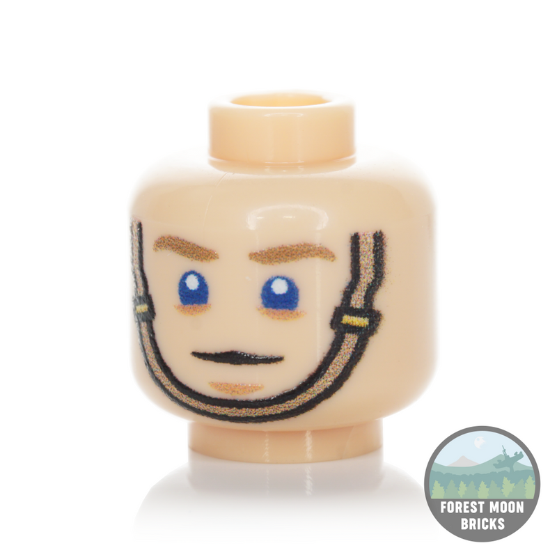 British Chinstrap Heads - British Chinstrap Head #06 - Minifigure Head