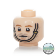 British Chinstrap Heads - British Chinstrap Head #07 - Minifigure Head