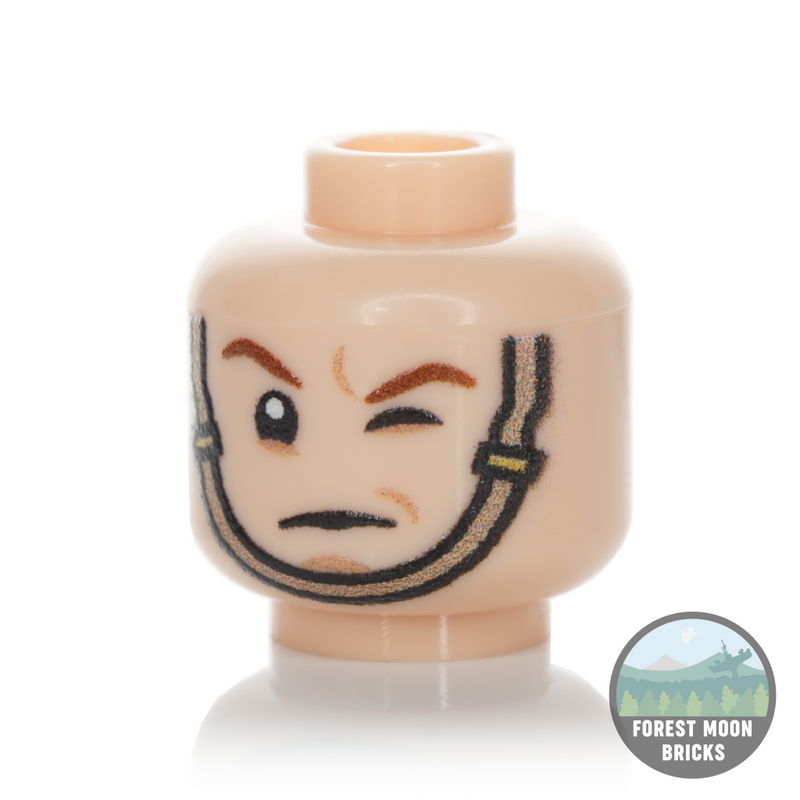 British Chinstrap Heads - British Chinstrap Head #08 - Minifigure Head