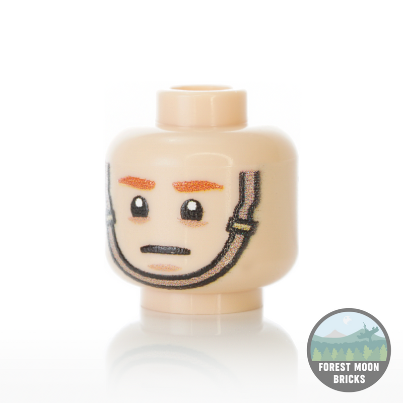 British Chinstrap Heads - British Chinstrap Head #09 - Minifigure Head