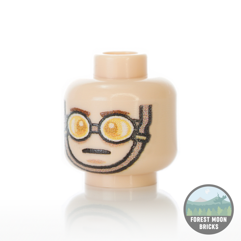 British Chinstrap Heads - British Chinstrap Head #11 - Minifigure Head