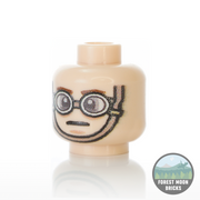 British Chinstrap Heads - British Chinstrap Head #12 - Minifigure Head