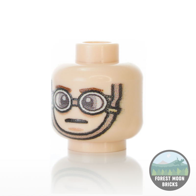 British Chinstrap Heads - British Chinstrap Head #12 - Minifigure Head