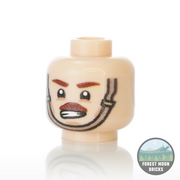 British Chinstrap Heads - British Chinstrap Head #14 - Minifigure Head