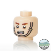 British Chinstrap Heads - British Chinstrap Head #15 - Minifigure Head