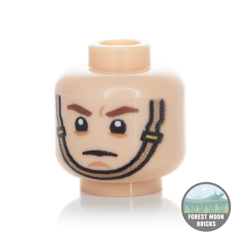 British Chinstrap Heads - British Chinstrap Head #17 - Minifigure Head