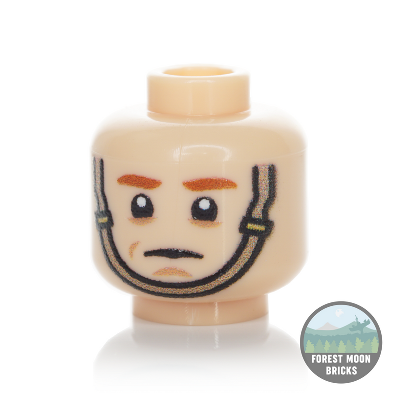 British Chinstrap Heads - British Chinstrap Head #19 - Minifigure Head