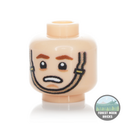 British Chinstrap Heads - British Chinstrap Head #20 - Minifigure Head