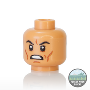 Clone Heads Angry Minifigure Head