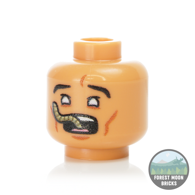 Clone Heads Brain Worm Minifigure Head