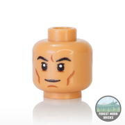 Clone Heads Smirk Minifigure Head