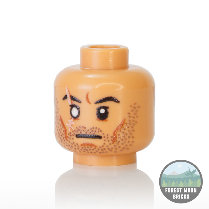 Clone Heads Wolffe Minifigure Head