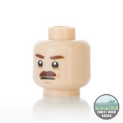 Moustache Heads - Moustache Head #2 - Minifigure Head