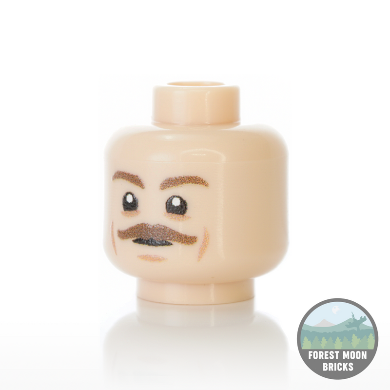 Moustache Heads - Moustache Head #3 - Minifigure Head