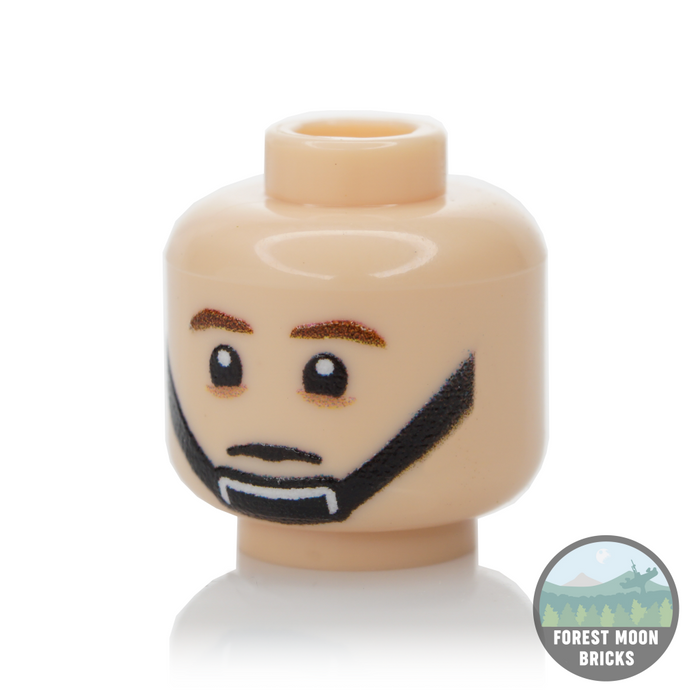 Rebel Chinstrap Heads - Rebel Chinstrap #1 - Minifigure Head