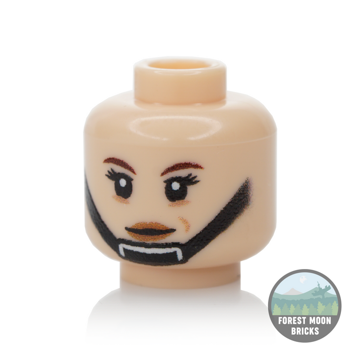 Rebel Chinstrap Heads - Rebel Chinstrap #4 - Minifigure Head