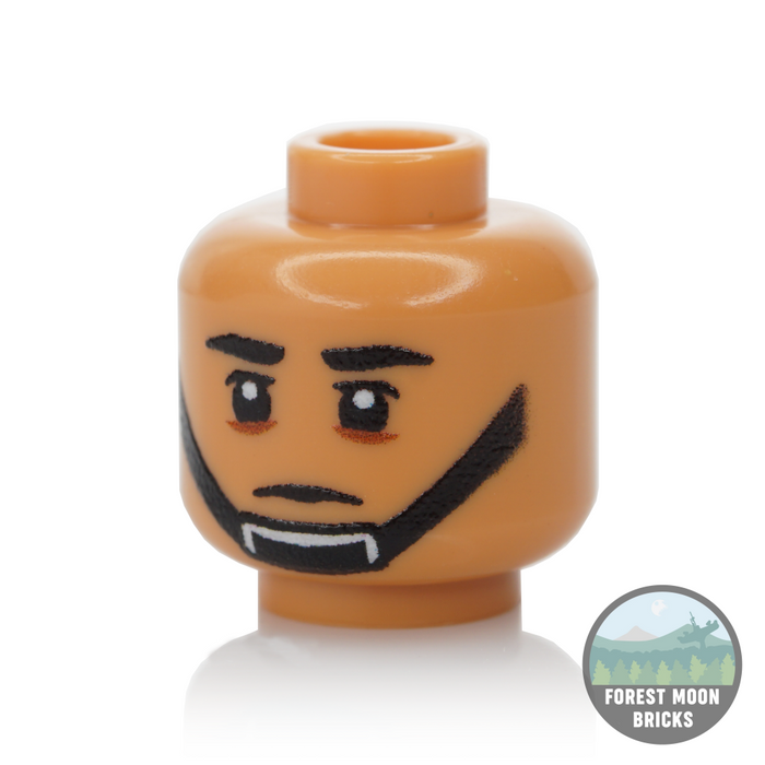 Rebel Chinstrap Heads - Rebel Chinstrap #5 - Minifigure Head