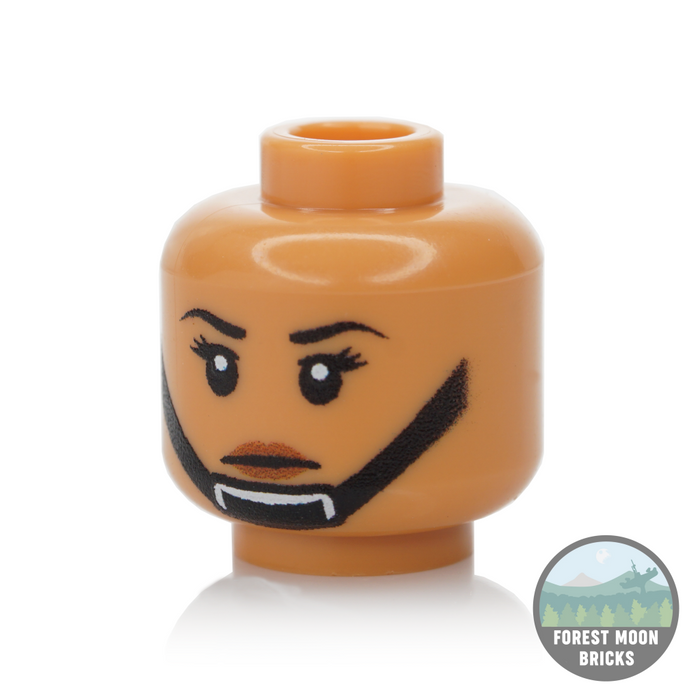 Rebel Chinstrap Heads - Rebel Chinstrap #6 - Minifigure Head