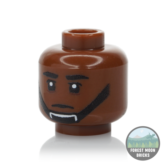 Rebel Chinstrap Heads - Rebel Chinstrap #8 - Minifigure Head