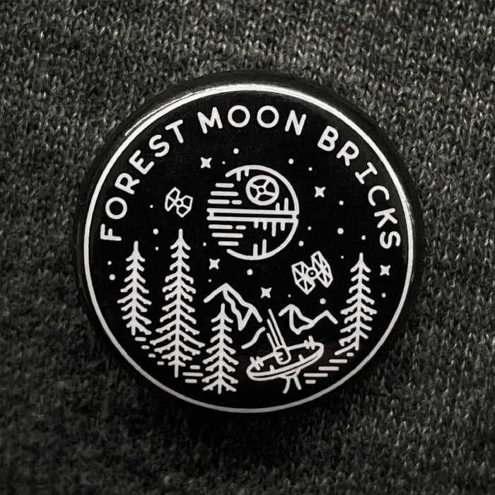 25mm Minimal Logo Button Badge