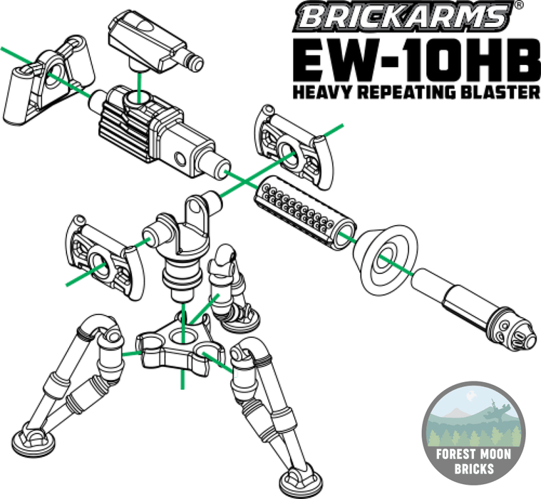 Brickarms Ew-10Hb Heavy Repeating Blaster Brickarms